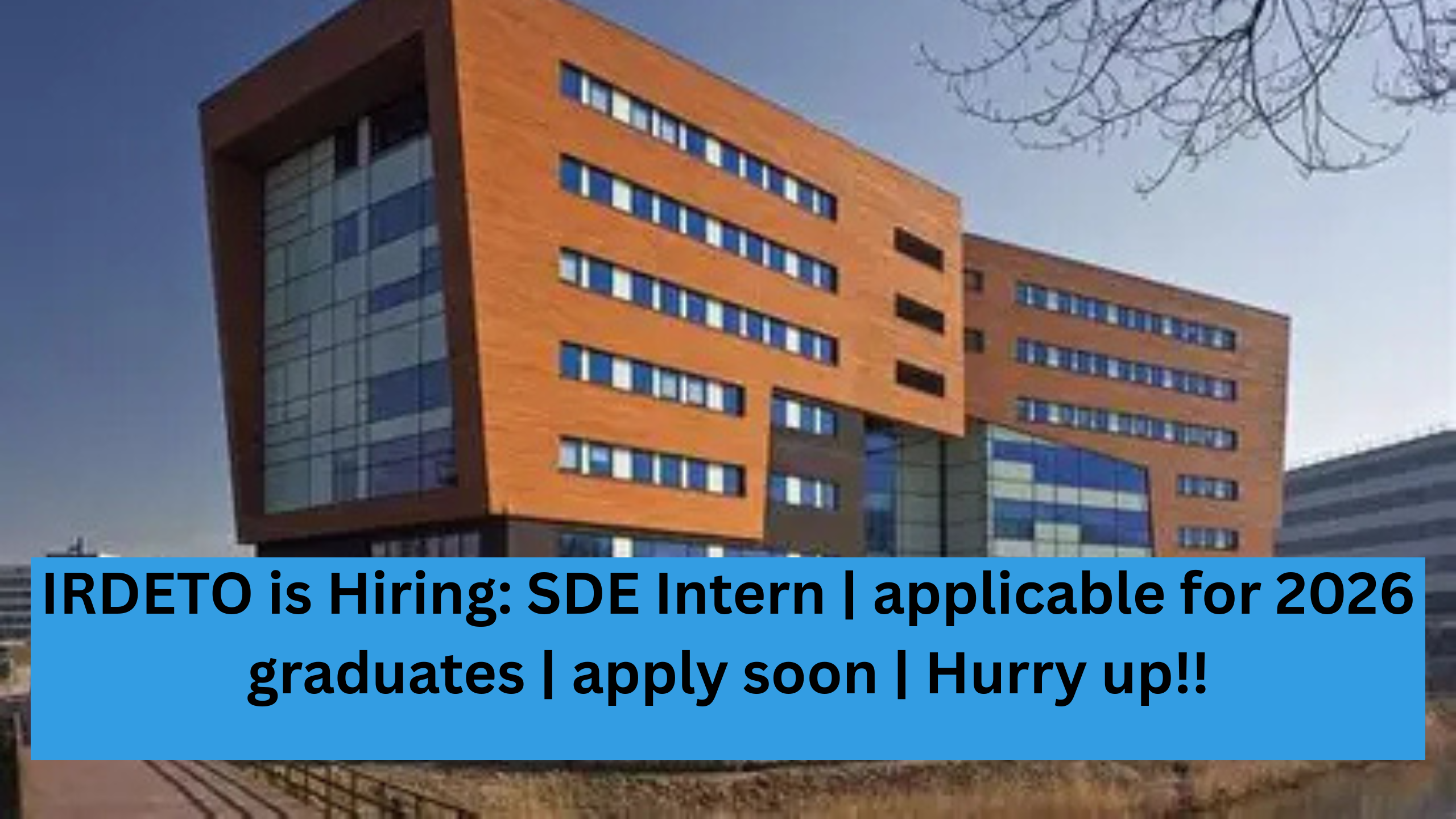IRDETO is Hiring: SDE Intern | applicable for 2026 graduates | apply soon | Hurry up!!
