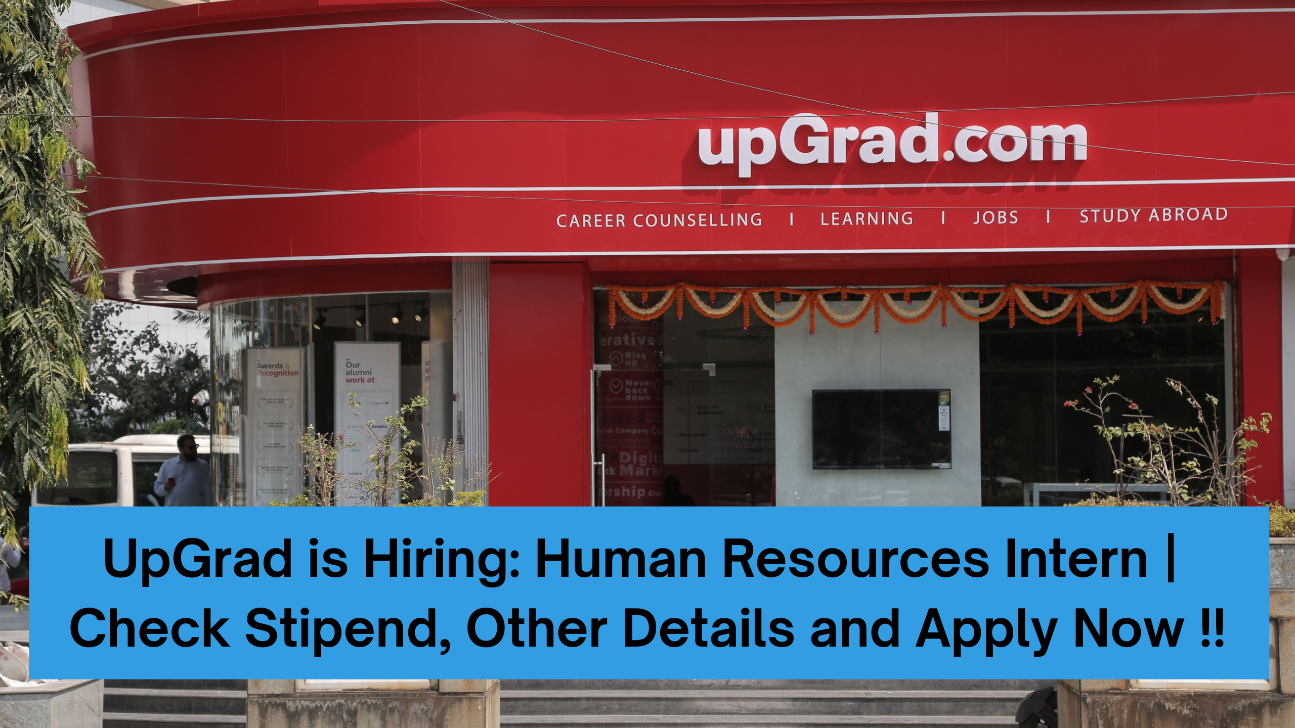 UpGrad is Hiring: Human Resources Intern | Check Stipend, Other Details and Apply Now !!