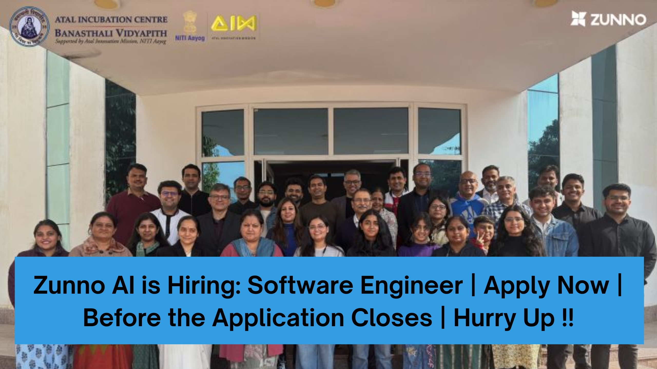 Zunno AI is Hiring: Software Engineer | Apply Now | Before the Application Closes | Hurry Up !!